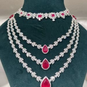 Ruby Cascade Elegance
