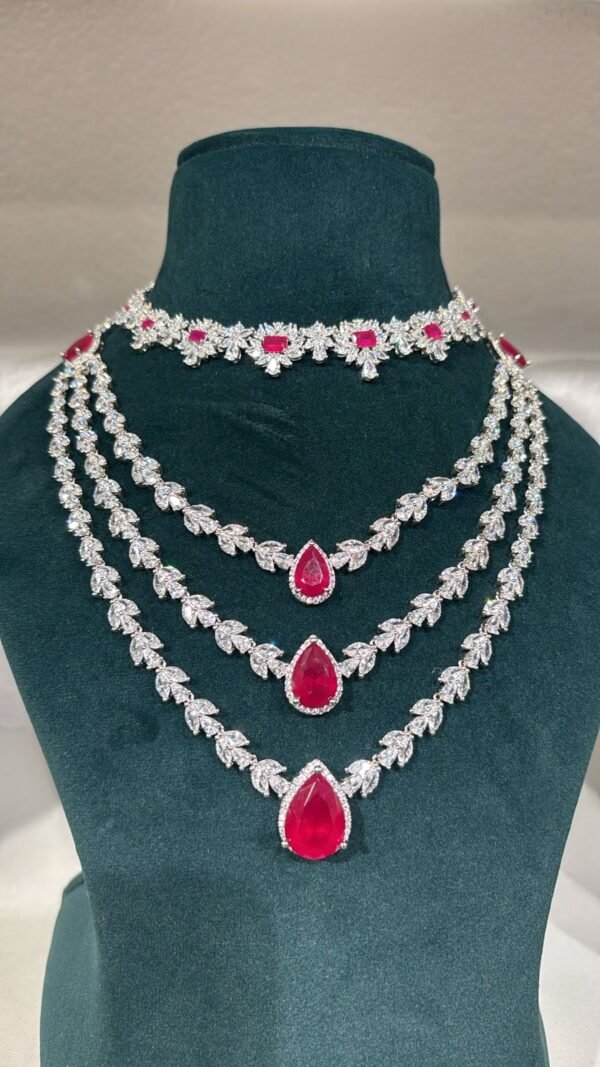 Ruby Cascade Elegance